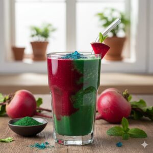 Spirulina Beets-Bowl – Vitality & Balance Smoothie Mix