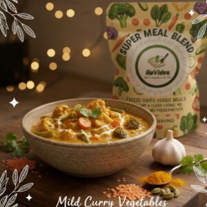 Mild curry vegetables