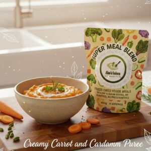 Creamy Carrot & Cardamom Puree