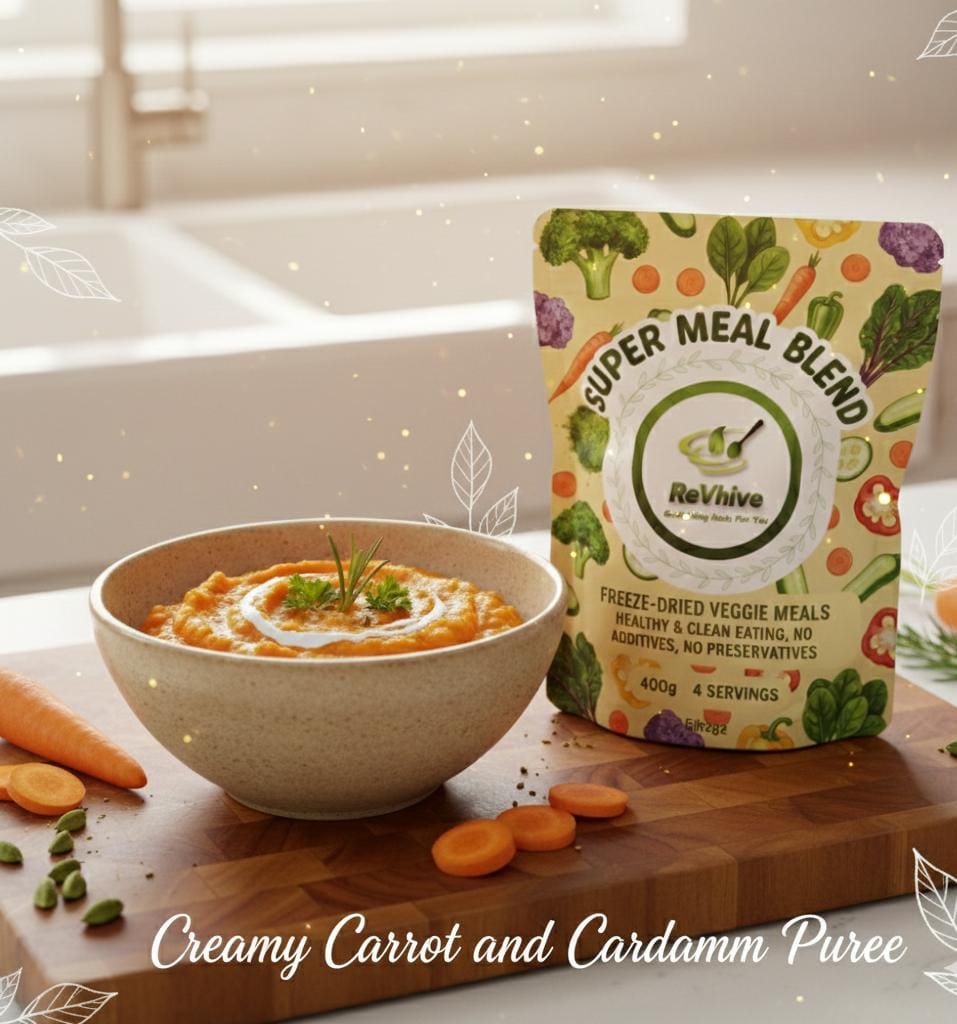 Creamy Carrot & Cardamom Puree